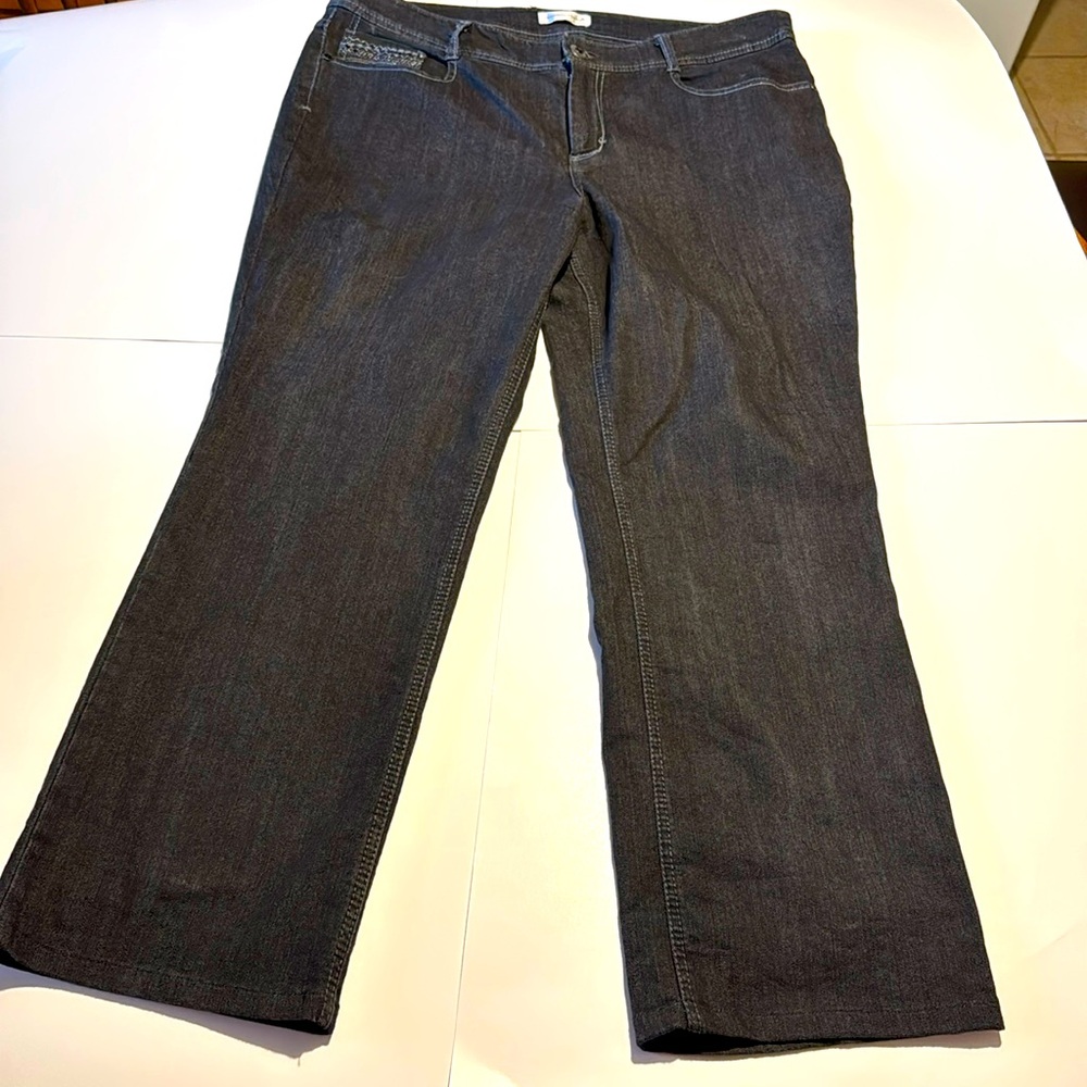 Christopher & Banks light black jeans size 16